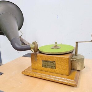 【ジャンク品】Berliner Gramophone 蓄音機 型番不明 ベルリーナ・グラモフォン 1円～ Y6914の画像1