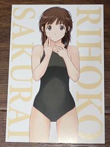 ●桜井梨穂子：非売品 水着 ポストカード アマガミ 森島はるか 中多紗江 絢辻詞 棚町薫 七咲逢 上崎裡沙 美也 創設祭 アニメ キミキス 特典