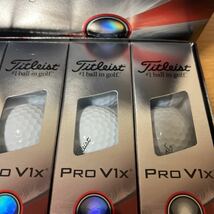 Titleist タイトリスト日本正規品 PRO V1x 2023モデル ゴルフボール1ダース(12個入) ホワイト　ローナンバー　正規品　新品　ゴルフ　_画像8