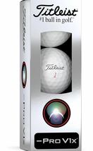 タイトリスト NEW PRO V1x レフトダッシュ ダース 2024年モデル ホワイト　新品　正規品　1ダース　12球　ゴルフボール　ローナンバー_画像3