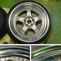 WORK MEISTER S1 3PIECE ワーク マイスター S1 3P 19インチ 9J +29 10J +25 PCD114.3 5H 深リム 段リム ビックキャリパー JDM VIP _画像5