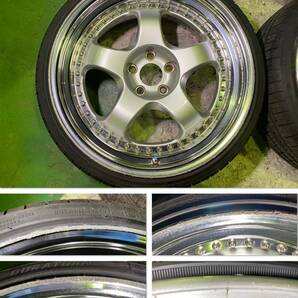 WORK MEISTER S1 3PIECE ワーク マイスター S1 3P 19インチ 9J +29 10J +25 PCD114.3 5H 深リム 段リム ビックキャリパー JDM VIP の画像2