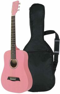  акустическая гитара начинающий S.Yairi Yairi Compact Acoustic Series Mini YM-02 PK розовый новый товар бесплатная доставка 