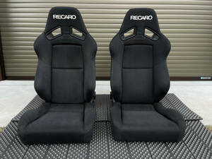 【1円～】乗り降りラクラク！RECARO SR-7F KK100 BK カムイBlack 破れなし2脚セット正規品！シートヒーター付き！レカロ 検LX-VF/SR7F