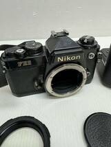 Nikon ニコン FE2 フィルムカメラ 一眼レフカメラ マニュアルフォーカス ブラック ボディ_画像2