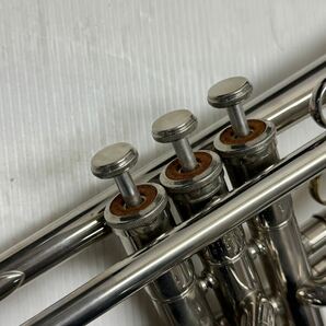 NIKKAN ニッカン YTR-136 トランペット シルバー ソフトケース付 吹奏楽 楽器 管楽器の画像9