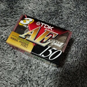 TDK カセットテープ AE 150　3PACK ノーマルポジション 計3本 新品未開封 カセットテープ 昭和レトロ ソニー ノーマル