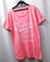 yas3-222　FREDY MAC（フレディーマック）ピンク色 レディース 半袖　Tシャツ/Mサイズ_画像1