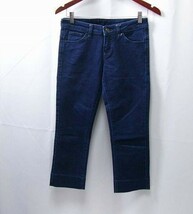 mys-4948 ユニクロUNIQLO■ストレッチジーンズ半端丈24in/61cm_画像1