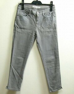 mys-973 Uniqlo UNQLO skinny Fit pants gray W24in