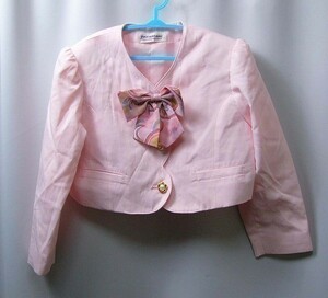 yas3-420 Petit mild mini Kids child clothes woman . oriented formal jacket pink color 115 size 