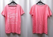 yas3-222　FREDY MAC（フレディーマック）ピンク色 レディース 半袖　Tシャツ/Mサイズ_画像3
