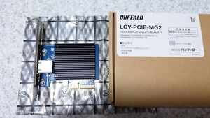 【中古】バッファロー「LGY-PCIE-MG2」10GbE対応LANボード