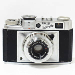 BRAUN Super Colorette IB ENNA Munchen Plastogon 50mm F2.8 With COMPUR-RAPID MADE IN WEST GERMANY NORNBERG ドイツ製希少 ブラウン