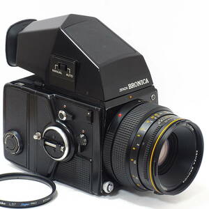 ZENZA BRONICA SQ-A ZENZANON S 105mm F3.5 6x6 120 Film Back AE Prism Finder S セット 充分撮影できる格安セット ！