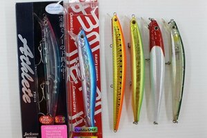 ☆ジャクソン アスリート14SS、ダイワ ショアラインシャイナー 他、ルアー× 6ケセット 【未使用品、中古品あり】【1円スタート！】☆64