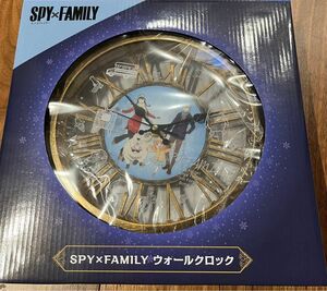 SPY×family スパイファミリー 時計 ウォールクロック 新品未使用 掛け時計 単三電池 クロック アーニャ ボンド 
