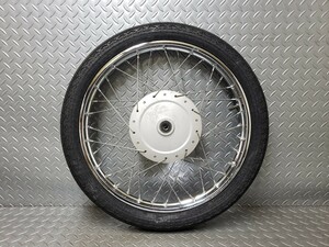 1396 スーパーカブ90 カスタム フロントホイール ビッグドラム 17×1.40 HA02-2810… セル付き 12V ホンダ