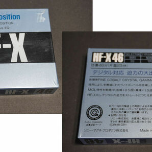 ◎【P】カセットテープ/Scotch120/SONY/HF-X46/CDixⅡ/ノーマルポジ２本/ハイポジ１本/未開封の画像2