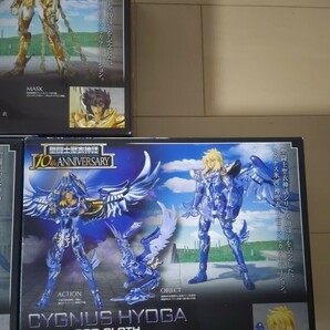 新品未開封品☆聖闘士聖衣神話 10th Anniversary 神聖衣  ペガサス星矢 キグナス フェニックス アンドロメダ ドラゴン マイスの画像9