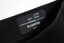 【新品/正規品】定価 3.8万 W30 DIESEL ディーゼル D-LUSTER 0ELAY 履き心地抜群 オールシーズン着用可 スリム ブラック ストレッチ デニム_画像6