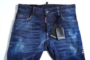 【正規品】約10万 サイズ 46 Dsquared2 ディースクエアードTIDY BIKER JEAN S74LB1156 ラグジュアリー ストレッチ デニム イタリア製