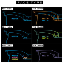 送料無料 ウェッズ FZERO FZ6(DB) 9J-21 +38 5H-112 (21インチ) 5H112 9J+38【2本セット 新品】_画像2