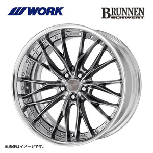 送料無料 ワーク SCHWERT BRUNNEN STEP RIM STANDARD Adisk 11.5J-21 +72～－43 5H-114.3 【2本セット 新品】