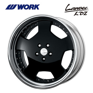 送料無料 ワーク LANVEC LDZ STEP RIM DEEP RIM Odisk 8.5J-20 +53～11 5H-114.3【1本単品 新品】