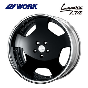 送料無料 ワーク LANVEC LDZ FULL REVERSE DEEP RIM Odisk 10.5J-20 －1～－23 5H-120【1本単品 新品】