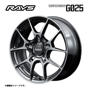 送料無料レイズ VOLK RACING G025 (HK) 6J-16 +47 4H-100 (16インチ) 4H100 6J+47【1本単品 新品】