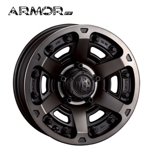 送料無料 クリムソン MG ARMOR FF 6J-16 －5 5H-139.7 (16インチ) 5H139.7 6J－5【2本セット 新品】