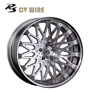 送料無料 クリムソン RS CV WIRE Super Low Disk 7.5J-19 +50～26 5H-112 (19インチ) 5H112 7.5J+50～26【4本セット 新品】