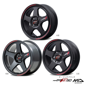 送料無料 マルカサービス RMPRACING TR50 8.5J-18 +45 5H-100 (18インチ) 5H100 8.5J+45【2本セット 新品】