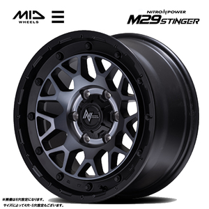 送料無料 マルカサービス NITRO POWER M29 STINGER 7J-18 +43 5H-114.3 (18インチ) 5H114.3 7J+43【1本単品 新品】