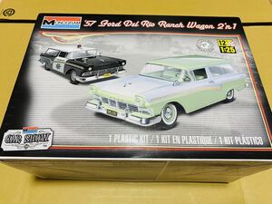 Revell/レベル (モノグラム) 1/25 1957 フォード デル・リオ ランチワゴン 2'n1 プラモデル 未組立 '57 Ford Del Rio Ranch Wagon 2'n1