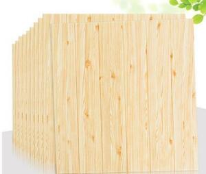 人気商品★高品質 3D壁紙 DIY 木目調壁紙シール 50枚セット 防水 汚い防止 カビ防止 