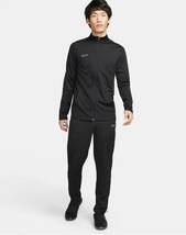 「M」NIKE ナイキ Dri-FIT アカデミー トラックスーツ 黒_画像2