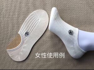 【スニーカーから見えない】インソックス 靴下 フットカバー スニーカーソックス ずれ防止ゴム付き 伸縮性 汗や湿気を良く吸収