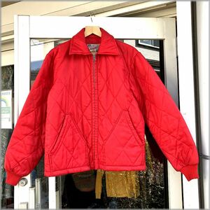 ★LEE Outerwear　70s　USA製　キルティング　ジャケット　size SM★ ビンテージ アウターウエア ストームライダー アメリカ 古着 80s 90s