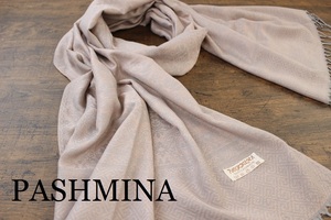  new goods spring color [ pashmina Pashmina]da mask pattern smoky pink S.PINK large size stole cashmere 100% Cashmere with translation 