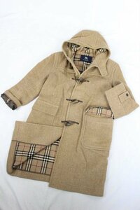 三陽商会 バーバリーロンドン BURBERRY チェック柄 カシミヤ ダッフルコート ベージュ [M] メンズ バーバリー コート I31