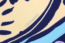 送料込 レオナール LEONARD ペイズリー ロゴ ストレッチ カットソー ネイビー 0538516 [38] レディース トップス プルオーバー　 I34_画像4