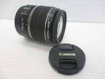 【3-182】CANON レンズ ZOOM LENS EF-S 18-55mm 1:3.5-5.6 IS_画像1