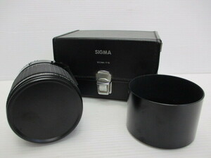 3-184　SIGMA　MIRROR - TELEPHOTO MAULTI-COATED　ｆ=600mm　1:8　シグマ