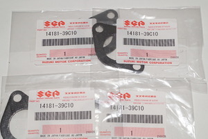 スズキ純正部品 14181-39C10 マフラーガスケット 4個セット Muffler gasket Genuine parts 送料込 4X-5047 チャンス ジェンマ50 ラブ モー 