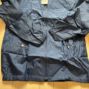 【新品・タグ付】 デサント（DESCENTE) レインジャケット XOサイズ 紺色 ナイロン製 ウィンドブレーカーの画像2