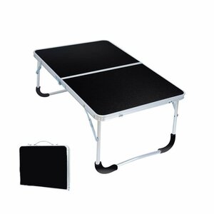  new goods aluminium carrying convenience folding Mini table compact black MAY580