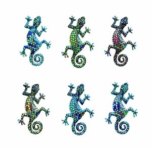 Art hand Auction LHH782★6 couleurs décoration murale lézard Newt Gecko tenture murale 3D papier peint mignon élégant accessoires d'art intérieur suspendu Art, œuvres faites à la main, intérieur, marchandises diverses, coussin