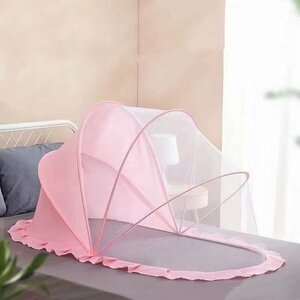  baby mosquito net mosquito net .. bed net baby child mosquito .. insect prevention easy storage baby for folding child pink MAY391